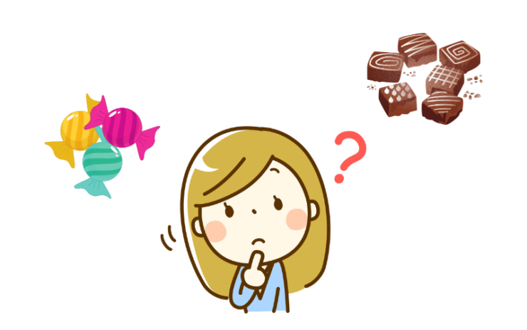 アメとチョコレートの個数を考える