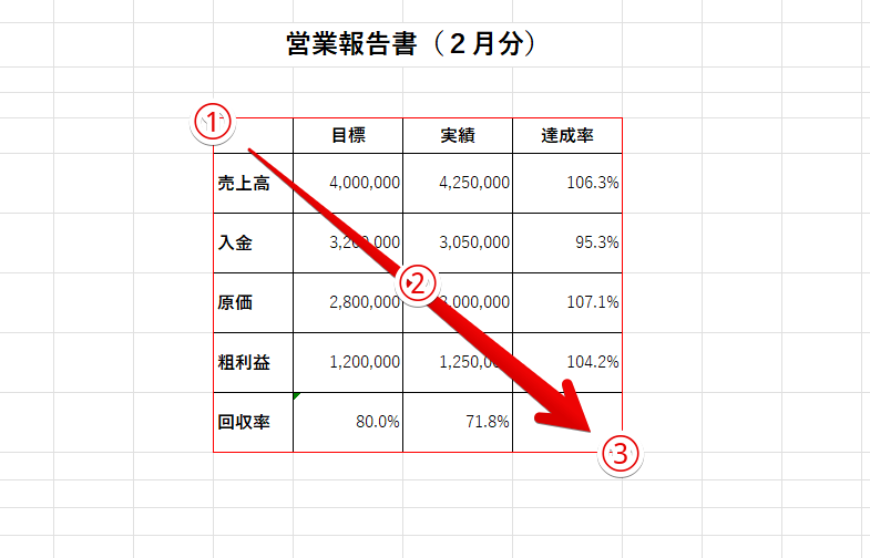 指定した色の罫線をマウスで引く