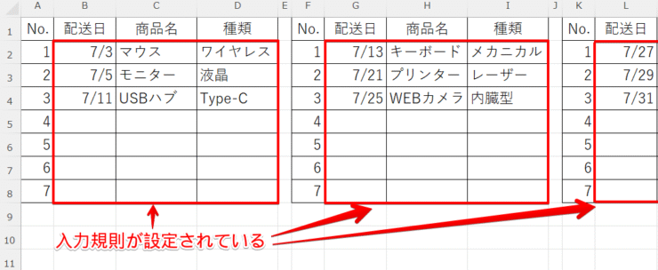 広範囲の入力規則