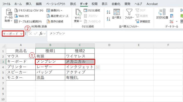 メンブレン・メカニカルの名前を付ける