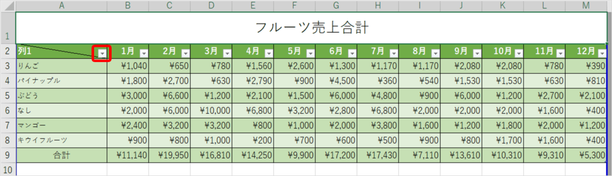 エクセル 塗りつぶしの方法 パターンや交互に色を変えて見やすくしよう